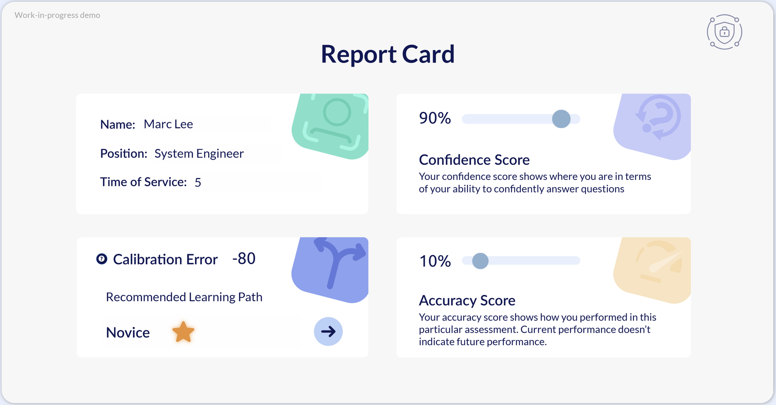 Adaptive Learning, primary view