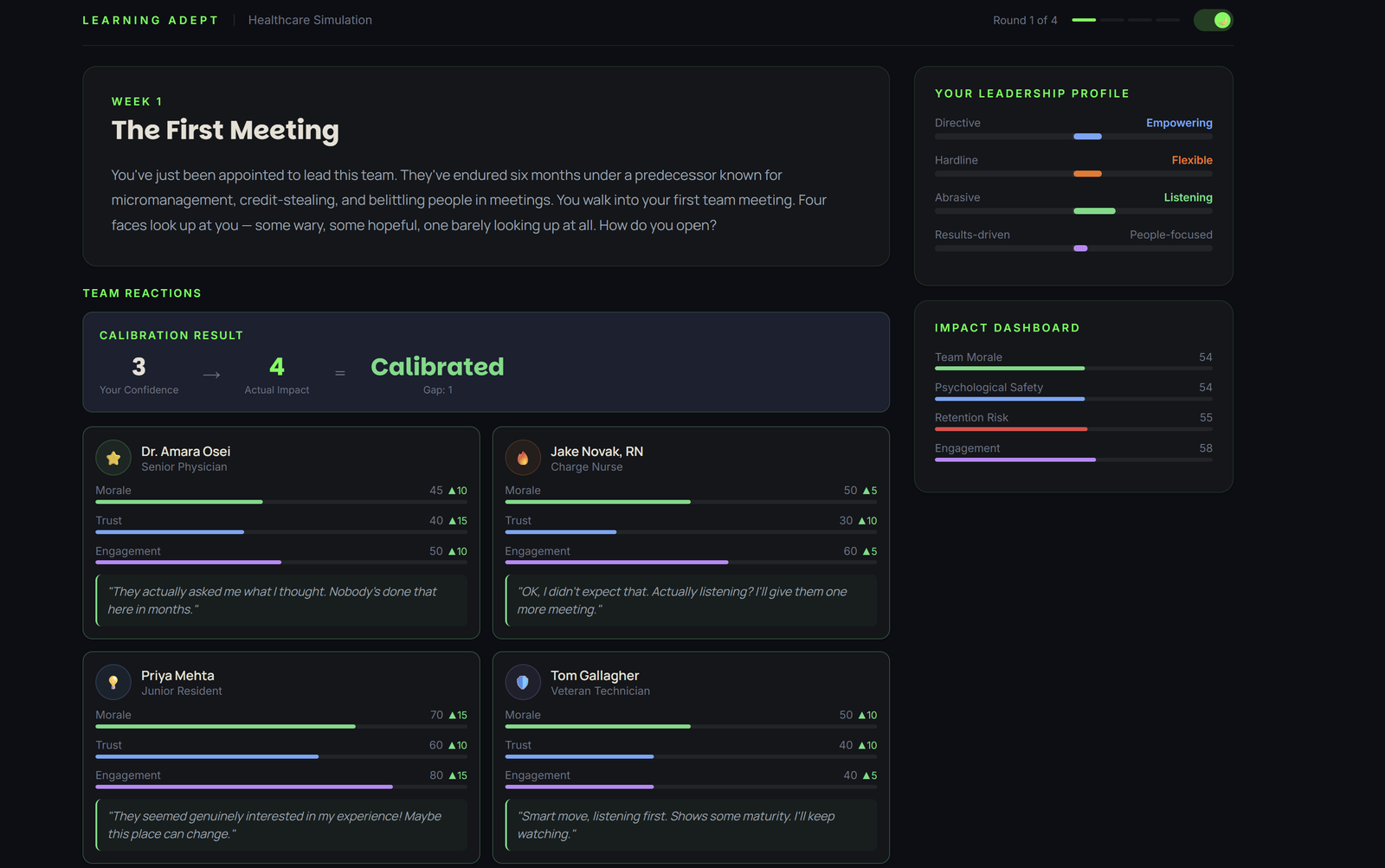 Leadership Simulator, view 4